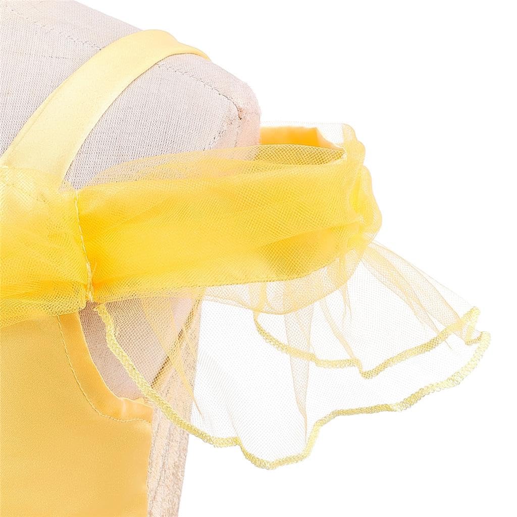 Dressy Daisy Girls' Princess Costumes Fancy Dress Up Halloween Birthday Party Outfit Size 8-10 Yellow