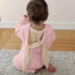 Agqt Baby Girls Bunny Costume First Easter Halloween Animal Costume One Piece Romper Bunny Ear Costumes Hoodie Outfit Pink Size