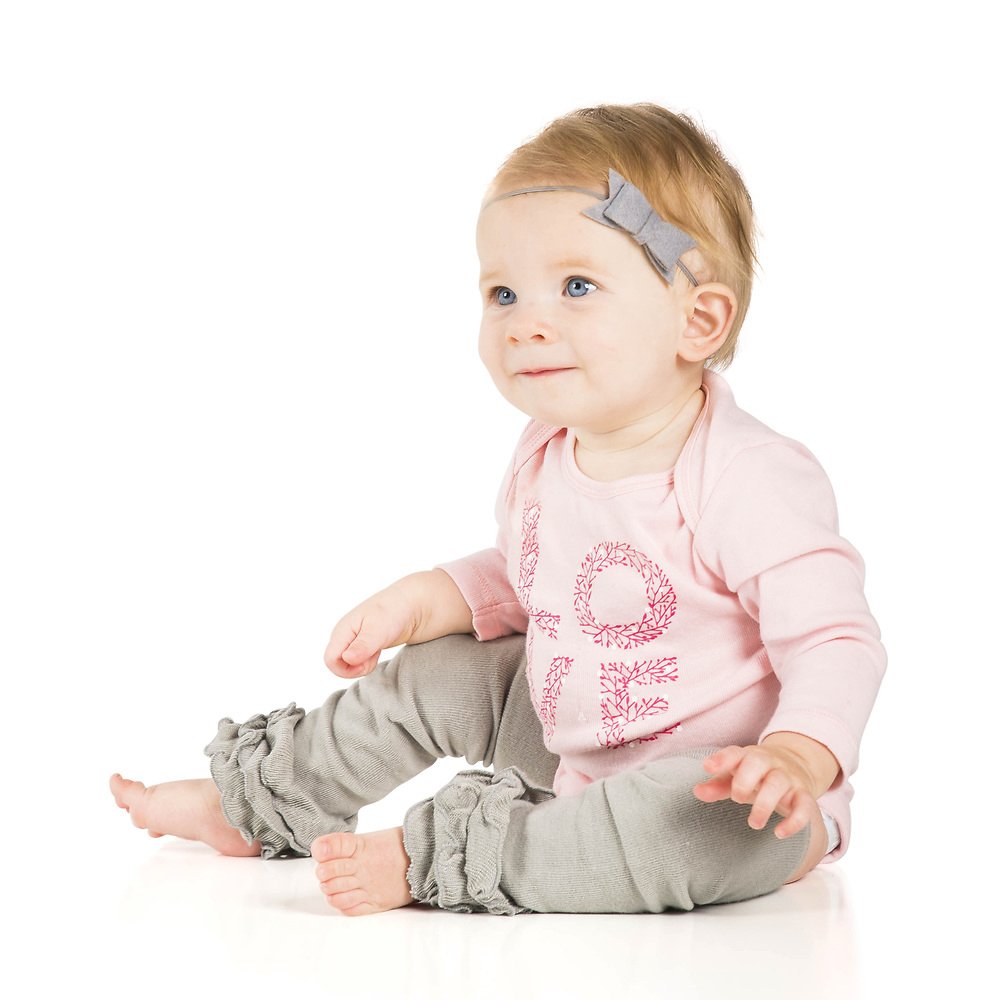 Judanzy 3 Pairs Of Girls Baby Leg Warmers For Newborn, Infant, Toddler, Child (Newborn (Up To 15 Pounds), White, Black, Gray)