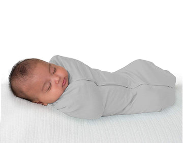 MammaChamp Swaddle Pod/ Blanket/ Sleep Sack Wrap Transition Bag with Zipper Infant Baby ( Pack of 1) (Grey)