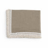 Varniya Lifestyles | 100% Organic Crinkled Muslin Cotton Baby Swaddle  UltraSoft, Hypoallergenic | 120100 cm | Teddy Taupe | F