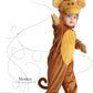 Toddler'S Cute Monkey Costume For Halloween And Dress Up - Monkey