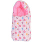 Toddylon Baby Bags 3 in 1 Bed | Wrapper | Newborn Boys Girls | Wearable Blankets | Cotton (06 Months) Pink