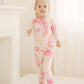 Vaenait Baby Kids Junior 100% Cotton Sleepwear Pajamas 2Pcs Set Tiedye-Pinkyellow-254 S