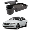 Oshotto (FT04) Foldable Car Auto Headrest Rear Back Seat Table Drink Food Cup Tray Holder Compatible with Volvo S80  Black