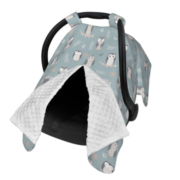 Owl Baby Stuff Car Seat Cover For Baby In Winter Summer, Nursing Cover For Mom, Owl Stuff For Baby Infant