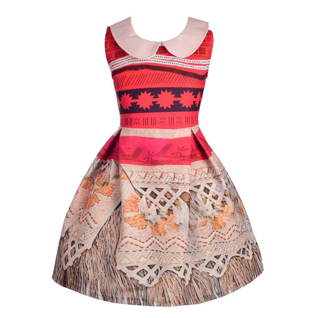 Dressy Daisy Girls Adventure Outfit Princess Dress Up Halloween Costume Fancy Party Dress Size 5-6
