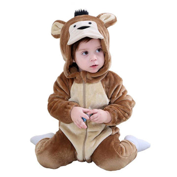 Abtshu Baby Monkey Costume Toddler Halloween Dress Up Outfit 12-18Months