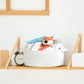 Goodpick Small Woven Rope Basket, Cute Baby Basket For Diapers, Towels, White Gift Basket For Kids, Baby Shelf Baskets For Nurse