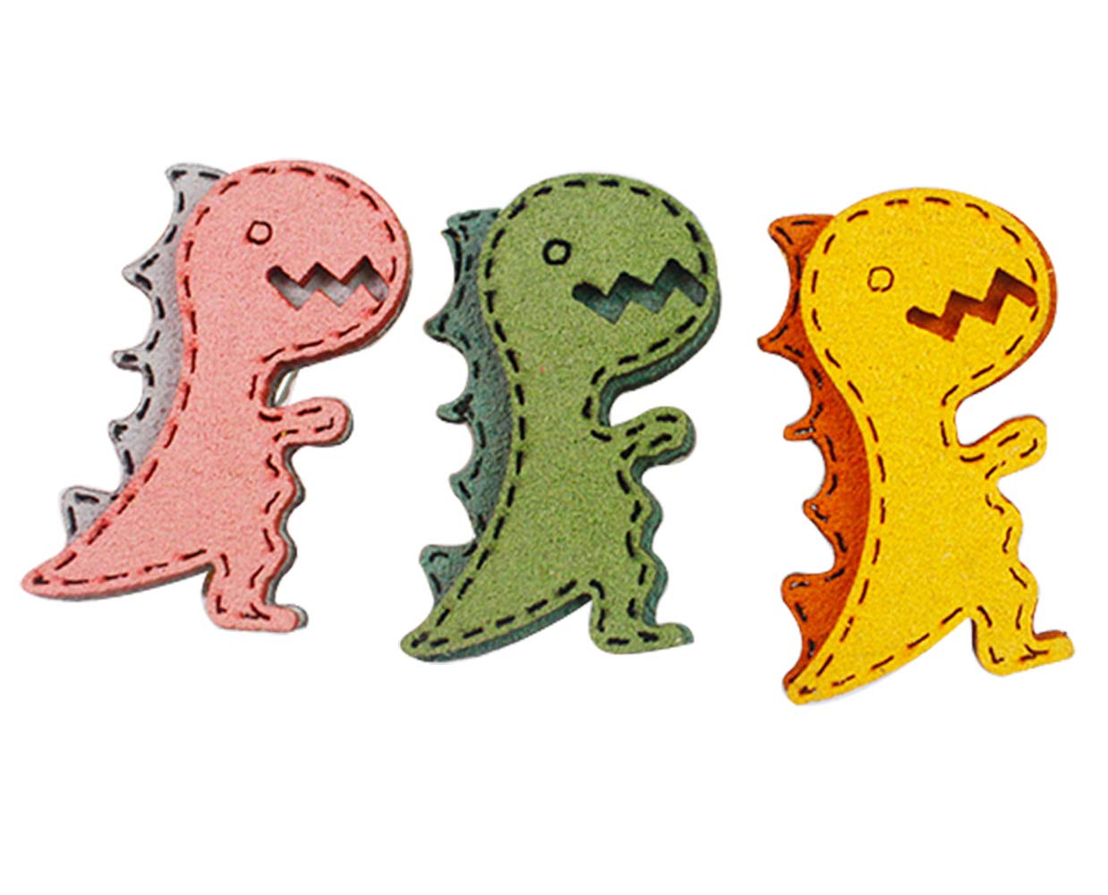 Crizan Dinosaur Hair Clips Duck Bill Accessories For Little Girls Toddler Kids Children 3Pcs