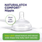 Playtex Baby Naturalatch Comfort Nipple, Switch From Breastfeeding To Bottle, Most Like Mom Feel, Fast Flow, 2 Count