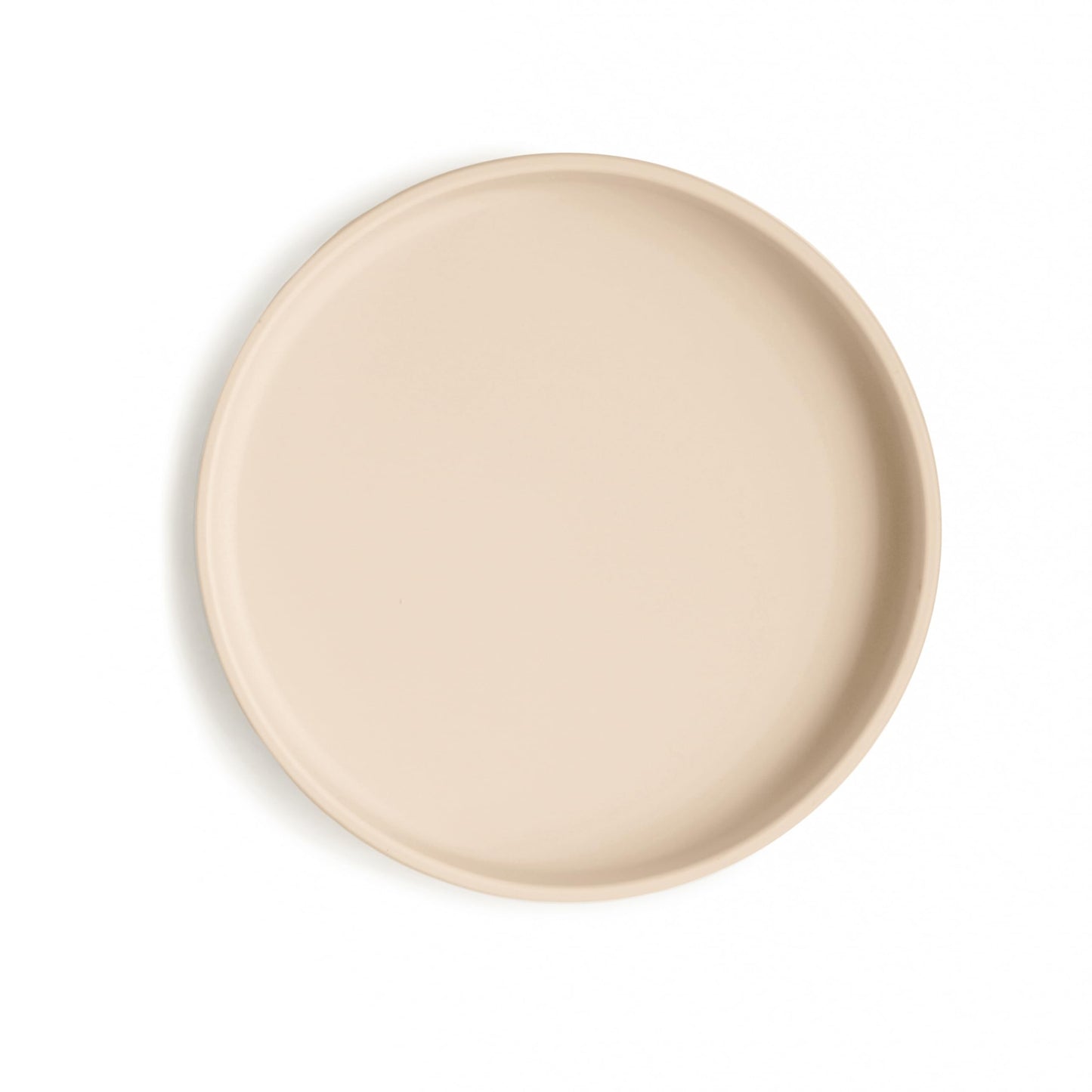 mushie Classic Silicone Suction Plate | BPA-Free Non-Slip Design (Shifting Sand)
