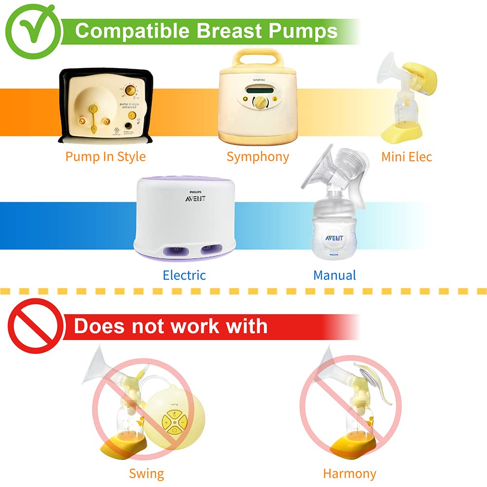 Nenesupply 4 Pc Duckbill Valves Compatible With Medela And Avent Pumps Not Original Medela Pump Parts Work With Medela Pump In S