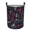Pevtufa Thanksgiving Seamless Pattern Foldable Laundry Basket Organizer,Fabric Clothes Toy Storage Basket Nursery Hamper Storage