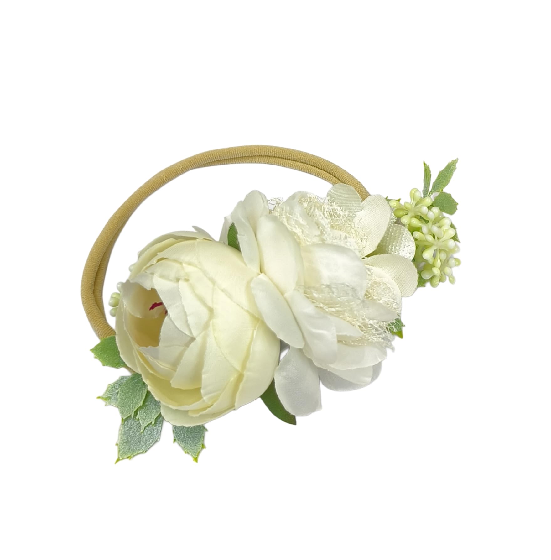 Floral Baby Headwear Soft Stretchable Elastic Headbands For Girls.