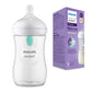 Philips Avent Natural Response Plastic Baby Bottle  260Ml Baby Milk Bottle With Airfree Vent | Bpa Free For Newborn Babies Aged