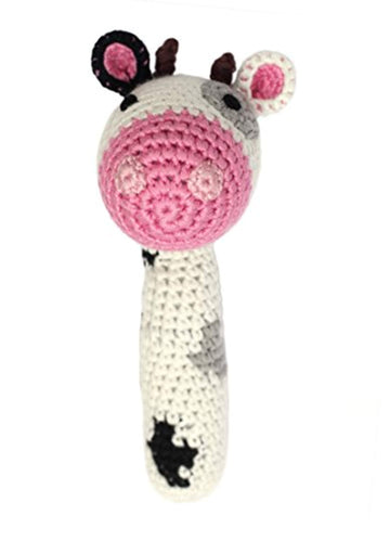 Cheengoo - Organic Baby Rattle - Cow