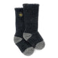 Warrior Alpaca Socks | Baby & Toddler Socks | Baby Alpaca Wool | Unisex (0-3 Months, Gray/Silver)