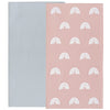 Owlowla Baby Diaper Changing Pad Portable Changing Mat Travel Changing Pad Liner For Baby And Small Toddler(Gray&Rainbow)