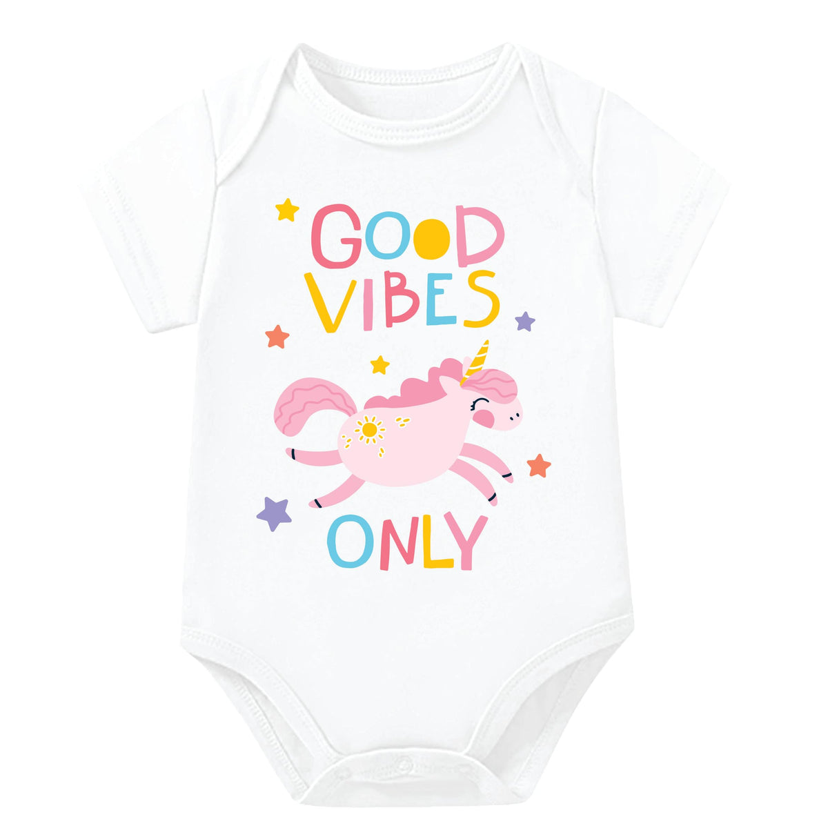 Lillypupp Unisex Pure Cotton New Born Baby Romper Bodysuit Dress With Positive Baby Quotes For Baby Girls And Boys.