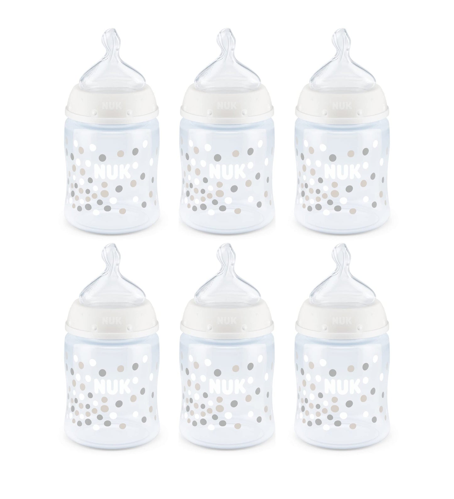 NUK Disney Smooth Flow Bottle (5 Ounce (Pack of 6), Horse & Horse)