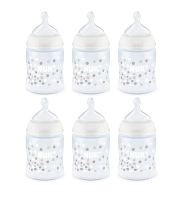 NUK Disney Smooth Flow Bottle (5 Ounce (Pack of 6), Horse & Horse)