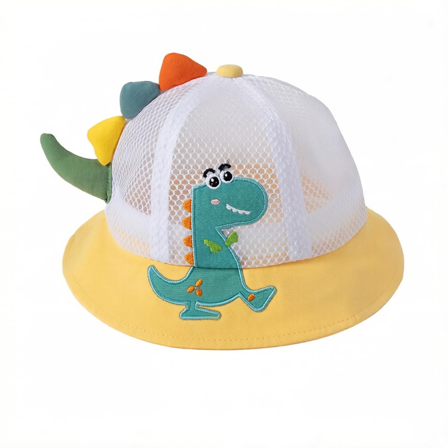 Cybersnc Baby Cap 12 Years Dinosaur Sun Hat For Kids Boys, Summer Cap For Baby Bo Ys With 3D Mesh Top, Breathable Quick Dry Buc