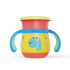 rabitat Sip Around Stainless Steel Sipper 390ml | 2 Years Brand Warranty | Leak Proof | BPA Free | Sippy Cup for Kids with Soft 