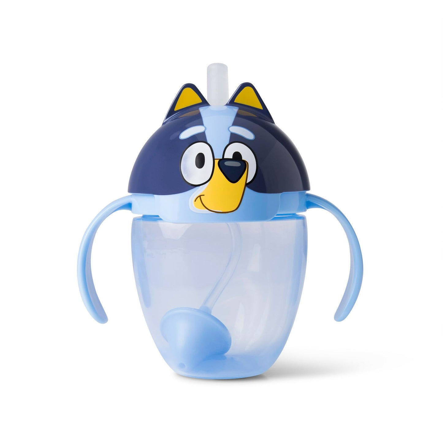 The First Years Bluey Trainer Weighted Straw Cup - Toddler Cups With Weighted Straw - Baby And Toddler Straw Cup Spill Proof - B