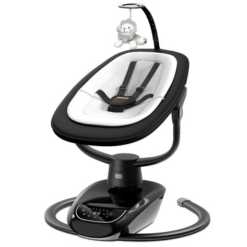 Angelbliss Baby Swing with Custom Motion, 3D-Motion Electric Swing with 6 Unique Motions & 4-Speeds, Bluetooth Enabled, 13 Prese