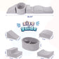 Elftopia Foam Climbing Blocks With Ball Pit Designed For Toddlers Aged 1-3 -Great For Indoor Crawling, Inside Foam Playground Se