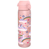 Ion8 Water Bottle, 500 ml/18 oz, Leak Proof, Easy to Open, Secure Lock, Dishwasher Safe, BPA Free, Flip Cover, Carry Handle, Eas
