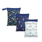 KKTAPOS Wet Dry Bags for Baby Cloth Diapers - Waterproof Reusable Washable Travel Bags, Gym Bag, Pool, Daycare Soiled Baby Items