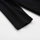 Teach Leanbh Infant Baby Polo Bodysuit Cotton Long Sleeve Pure Color Shirt 3-24 Months (6 Months, Black)