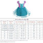 Dressy Daisy Princess Mermaid Costumes Birthday Fancy Party Dresses Up for Baby Girls with Accessories Size 6-12 Months 108