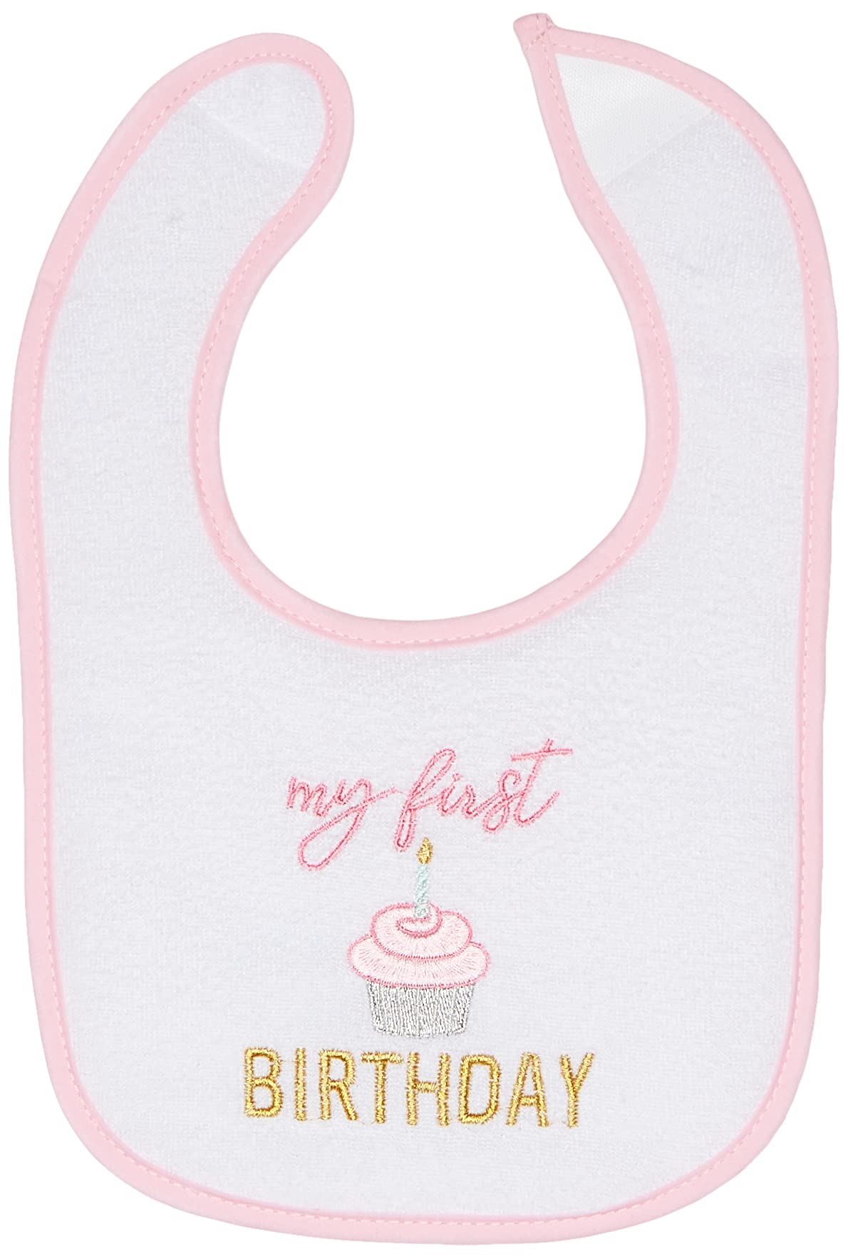 Hudson Baby Unisex Baby Cotton Terry Drooler Bibs With Fiber Filling, Girl Holiday, One Size
