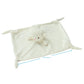 Crevent Baby Welcome Gift Set Storage Basket With Two Blankets+ A Security Blanket + A Taggie + A Gift Bag With Ribbon (Ivory)