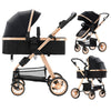 Blahoo Baby Stroller for Toddler,Bassinet Stroller,Foldable Aluminum Alloy Pushchair with Adjustable Backrest,Adjustable Directi
