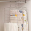 HEAVENGLOW Infant Clothes Hanger, MultiPurpose Organizer, QuickDry, Newborn Bath Towel Trans 5Layer 3Pack