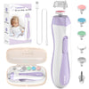 Colarlemo Rechargeable Baby Nail Trimmer Electric Baby Nail File, 15-In-1 Nail Clippers Filer Buffer Kit With Dust Cover Led Lig