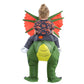 Hsctek Inflatable Dinosaur Costume Kids Boys Girls, Inflatable Blow Up Riding Dilophosaurus Costume Child, Ride On Halloween Cos