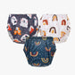 CrawlIn Reusable Adjustable Swim Diaper Combo  Pack Of 3 Printed Underpants For Infant Boys & Girls | L | Color 4