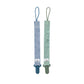 Nuby Pacifinder Baby Pacifier Clip - (2-Pack) - Pacifier Holder Clip With Convenient Hook Loop - Blue Dots And Green Dino