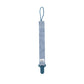Nuby Pacifinder Baby Pacifier Clip - (2-Pack) - Pacifier Holder Clip With Convenient Hook Loop - Blue Dots And Green Dino