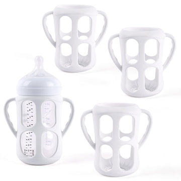 3 Pack Baby Bottle Handles For Philips Avent Natural Baby Bottles, Baby Bottle Holder With Easy Grip Handles