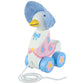 Orange Tree Toys Peter Rabbit: Pull Along: Jemima Puddle-Duck - Wooden Toy, Wheeled Character, Encourage First Steps, FSC Certif