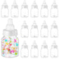 36 Pcs 3.5 Inch Baby Bottle Shower Favor Mini Plastic Candy Bottle Clear Bottles For Baby Shower Mini Feeding Candy Box For Part