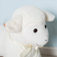 Qaba Lamb Rocking Horse Sheep, Nursery Stuffed Animal Ride On Rocker for Kids, Wooden Plush, White