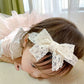 Baby Girls Lace Headband Infant Baptism Hair Band Toddler Lace Bow Headwraps Bbg26 (2 Pcs-Set A)