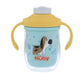 Nuby 2-in-1 Insulated Toddler Cup with 360 Weighted Straw & Hard Spout - 7 oz - Leak-Resistant with Easy Grip Handles - 4+ Month